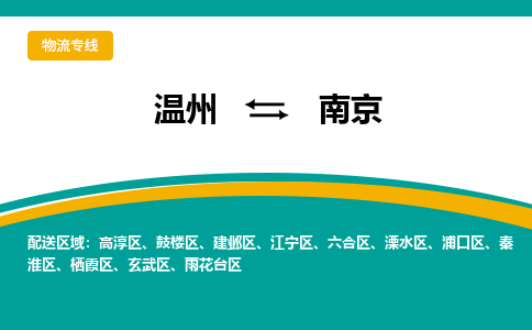 溫州到南京物流專線