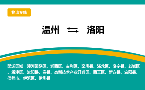 溫州到洛陽洛龍區(qū)物流專線