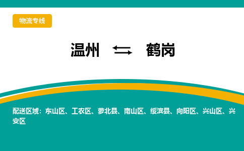 溫州到鶴崗工農區物流專線