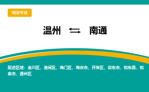 溫州到南通開發區物流專線