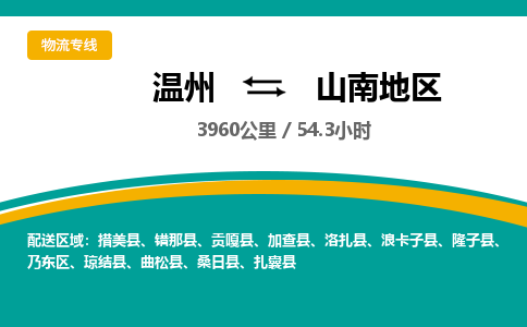 溫州到山南地區乃東區物流專線